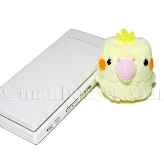 小鳥 雑貨 インコ グッズ ぬいぐるみ A-SHOW ムニュマム携帯ストラップ