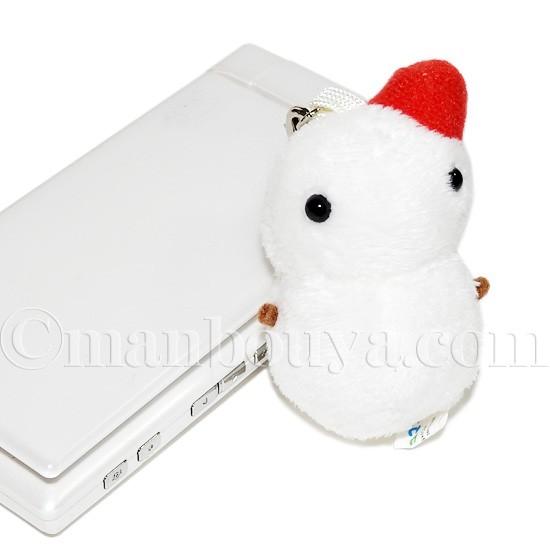 ゆきだるま 雪だるま ぬいぐるみ おもしろ雑貨 A-SHOW ムニュマム 携帯ストラップ