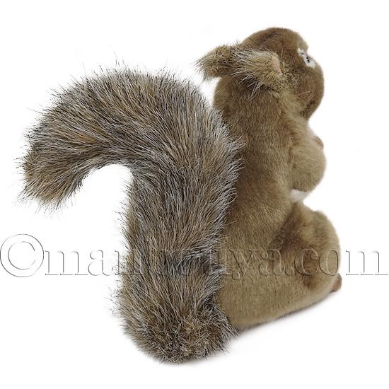 リス ぬいぐるみ ハンサ HANSA アカリス 20 リアル 16cm : まんぼう屋