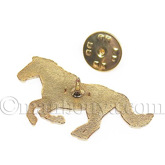 馬 グッズ ウマ ピンバッジ アクセサリー 動物園 おみやげ ピンバッヂ