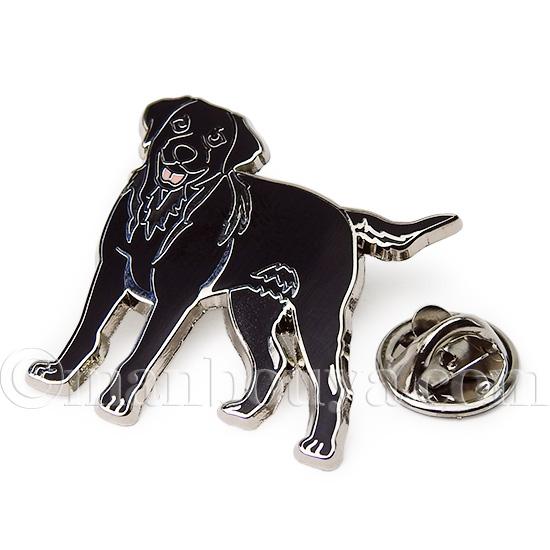 レトリバー グッズ 黒 ピンズ ピンバッジ おしゃれ 犬 アクセサリー