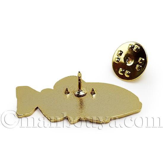 ピラニア グッズ 魚 ピンバッジ アクセサリー ピンズ ピンバッヂ
