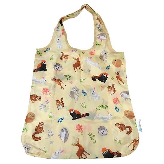 動物 雑貨 エコバッグ おしゃれ 折り畳み ショッピングバッグ かなる