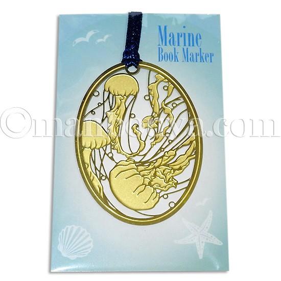 クラゲグッズ しおり 金属 ブックマーク 栞 ゴールド ブックマーカー 海月 メール便発送可 Ck まんぼう屋ドットコム Yahoo 店 通販 Yahoo ショッピング