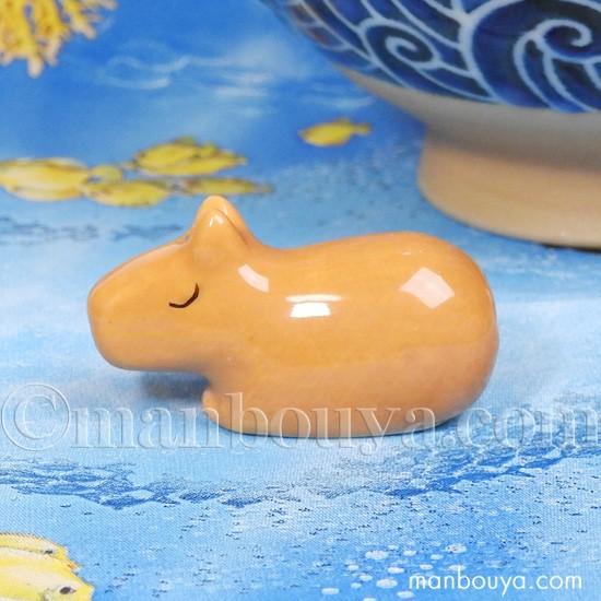 箸置き 動物 陶器 おもしろ 雑貨 アニマル カピバラ メール便発送可