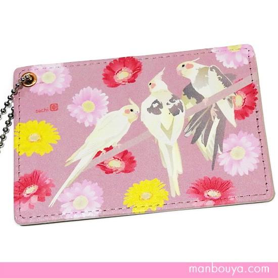 小鳥 インコ 雑貨 パスケース レディース 定期入れ ICカードケース 