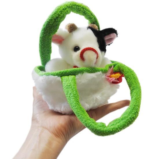 ぬいぐるみ ウシ キュート販売 CUTE farm collection お出かけシリーズ