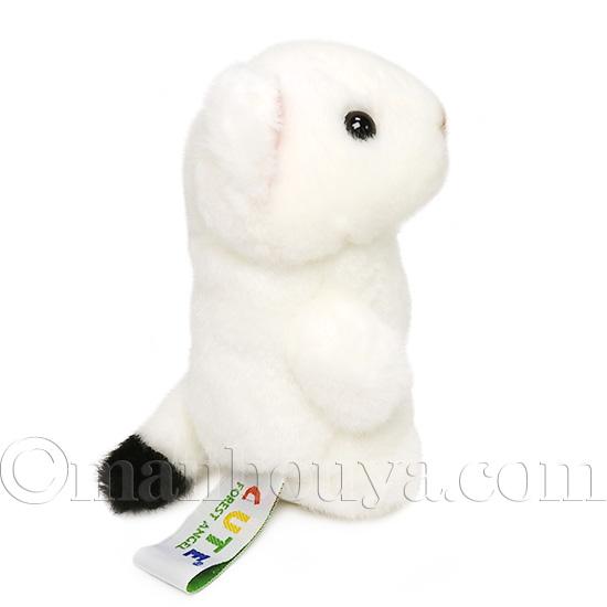 オコジョ ぬいぐるみ ホワイト キュート販売 CUTE おでかけ