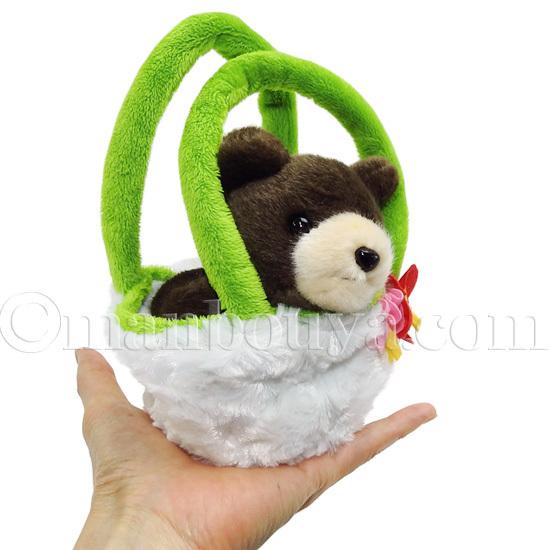 くま ぬいぐるみ バッグ入り キュート販売 CUTE お出かけシリーズ 森の