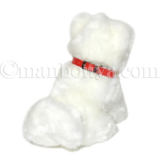 秋田犬 ぬいぐるみ 白毛 保存会 キュート販売 CUTE 座り