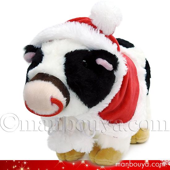 クリスマスプレゼント ぬいぐるみ 動物 うし ホルスタイン キュート