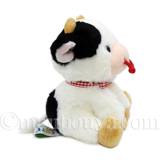 牛 ぬいぐるみ ホルスタイン キュート販売 CUTE ウシさん お座り S