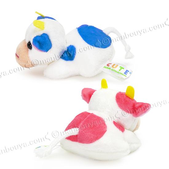 ウシ ぬいぐるみ 牛 ミニ 動物園 キュート販売 CUTE とんでるウシさん