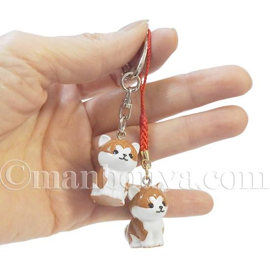 秋田犬 グッズ 雑貨 キュート販売 CUTE 携帯ストラップ 根付 あきた