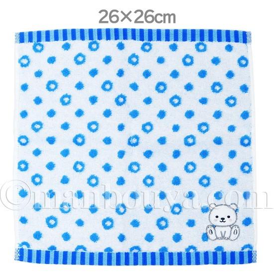 しろくま グッズ 動物柄 ハンドタオル キュート販売 ジャガード 刺繍