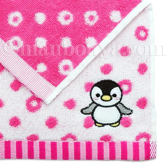 ペンギン グッズ 水族館 ハンドタオル キュート販売 ジャガード