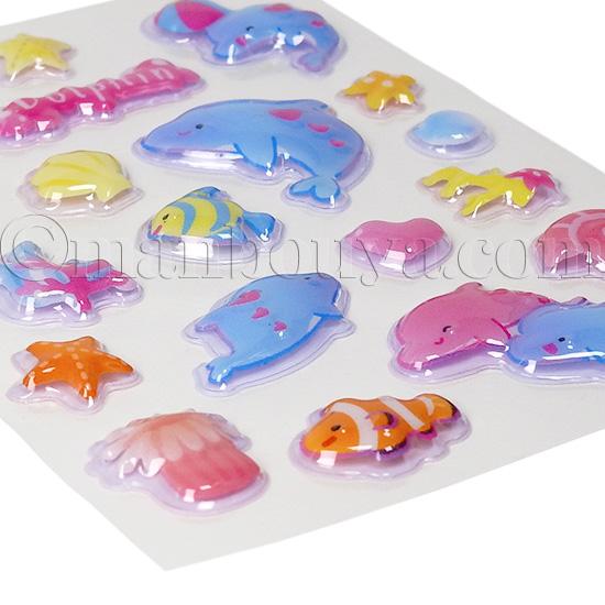 シール帳　完成品　おすそ分け ⑦⭐️ 水族館限定・水の生き物を集めてみました‼️ シール・ステッカー
