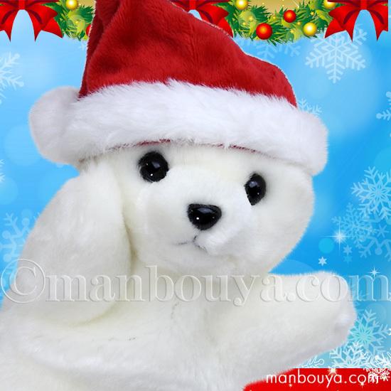 クリスマス ぬいぐるみ アザラシ ハンドパペット キュート販売 ベビー