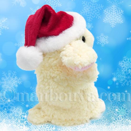 うめ吉 ぬいぐるみ　クリスマス　サンタ帽　中古品　難あり品　中古品 うめ吉 ぬいぐるみ クリスマス サンタ帽 中古品 難あり品 中古品