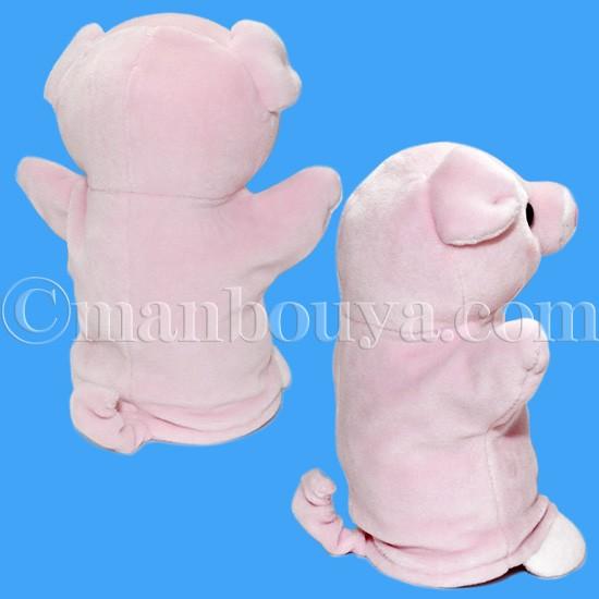 yofugetu 11cmぶたさんとちびぶたパペット ぶた ぬいぐるみ ハンドパペット キュート販売 CUTE 子供用 キッズ