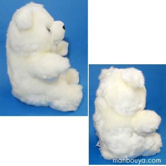 可愛いシロクマのあみぐるみ　約 40cm ぬいぐるみ ぬいぐるみ 人形 シロクマ 熊 リアル もちもち ふわふわ 柔らか
