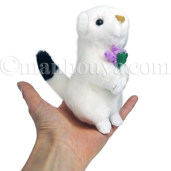 動物園 ぬいぐるみ オコジョ キュート販売 CUTE 立ち SSサイズ 12cm