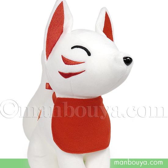白狐 ぬいぐるみ キツネ かわいい キュート販売 CUTE しろきつね M