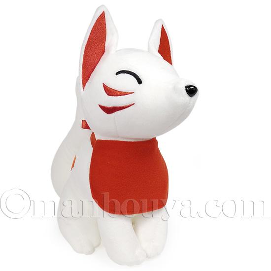 白狐のぬいぐるみ 白狐 ぬいぐるみ キツネ かわいい キュート販売 CUTE しろきつね M