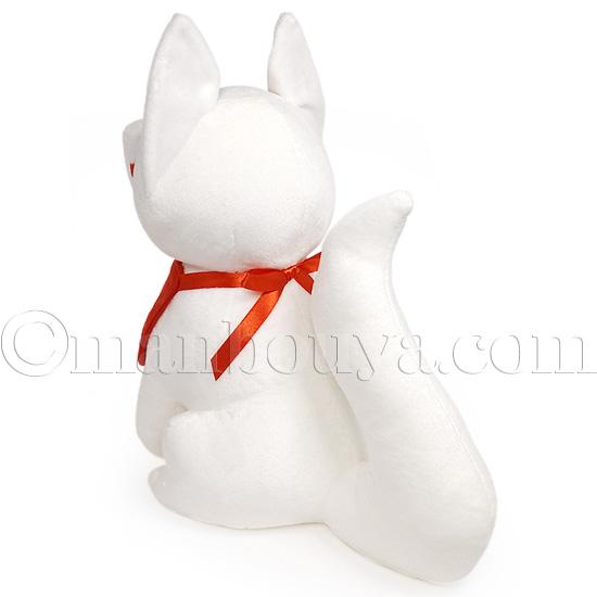 白狐 ぬいぐるみ キツネ かわいい キュート販売 CUTE しろきつね M