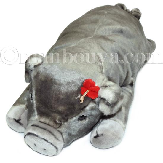 KKAMANG ぬいぐるみ 約30cm グレー　新品未使用 アグー 豚 ぬいぐるみ ぶた 沖縄 お土産 キュート販売 CUTE あ