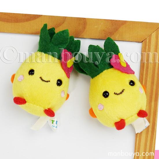 沖縄 お土産 雑貨 ぬいぐるみ パインちゃん マグネット