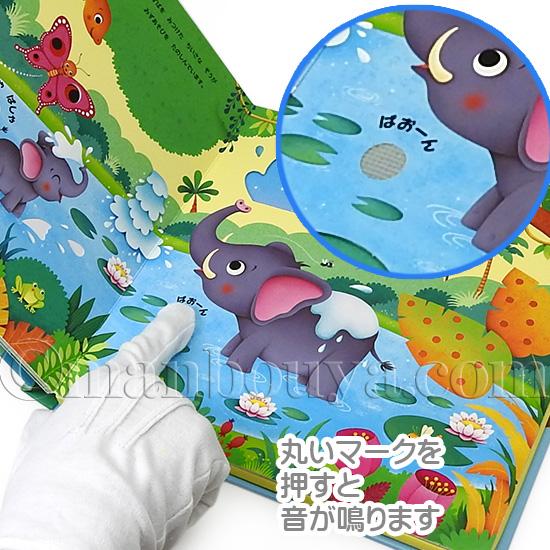 音が鳴る しかけ絵本 動物 大日本絵画 ジャングルのおと : まんぼう屋