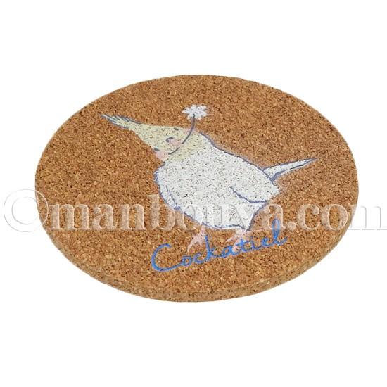 小鳥 グッズ コースター おしゃれ フレンズヒル コルクコースター