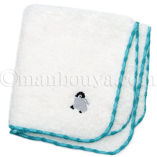 ペンギン グッズ 雑貨 タオルハンカチ 日本製 水族館 お土産 刺繍入り