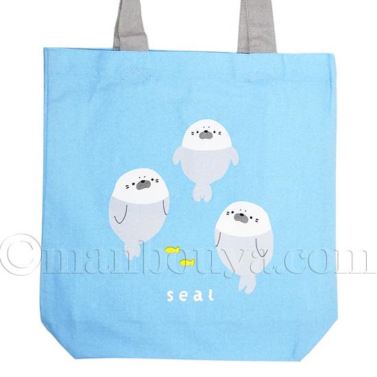 FRIENDSHILL（フレンズヒル） あざらし グッズ トートバッグ 帆布 A4