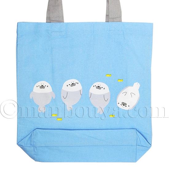 FRIENDSHILL（フレンズヒル） あざらし グッズ トートバッグ 帆布 A4