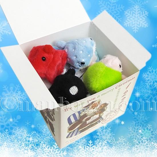 クリスマスギフトボックス 水族館 ぬいぐるみ セット ムニュマム
