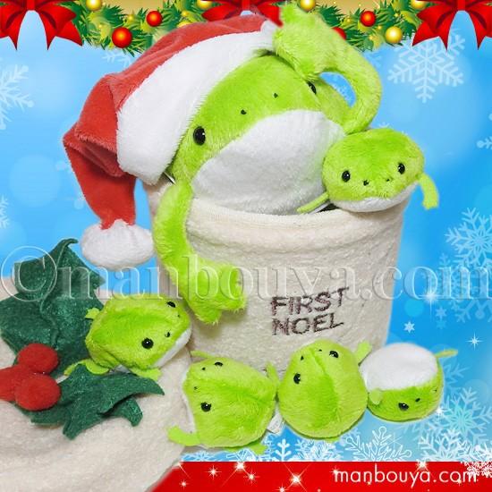 カエル ぬいぐるみ プレゼント クリスマス ヒイラギボックス入り ムニュマム かえる セット まんぼう屋ドットコム Hbox A Xmas5 まんぼう屋ドットコム Yahoo 店 通販 Yahoo ショッピング