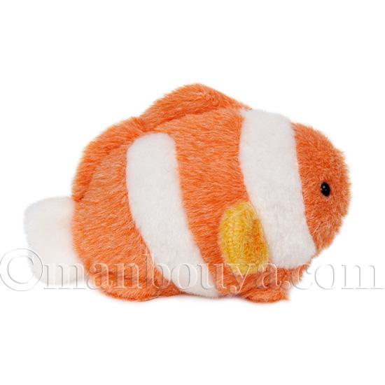 クマノミ ぬいぐるみ 魚 海中散歩 ぽちゃまるS カクレクマノミ 13cm