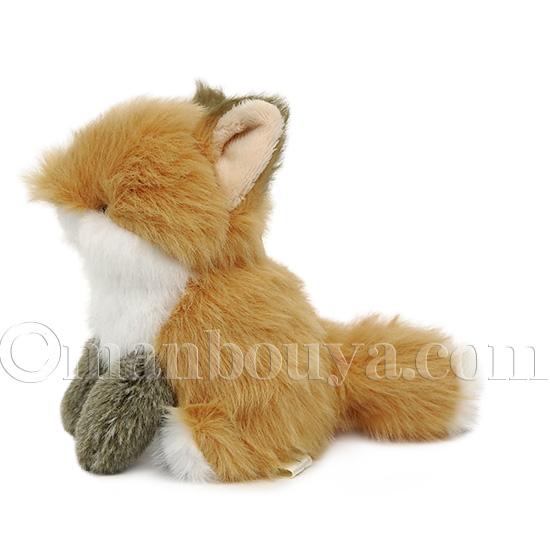 キツネ ぬいぐるみ 動物 内藤デザイン研究所 わたぽ きつね 10cm