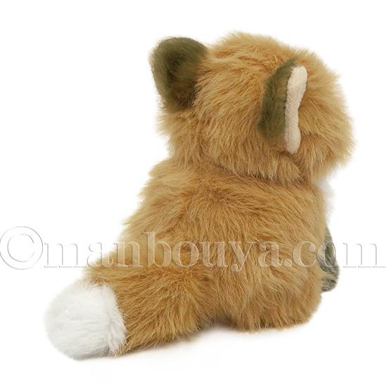 キツネ ぬいぐるみ 動物 内藤デザイン研究所 わたぽ きつね 10cm