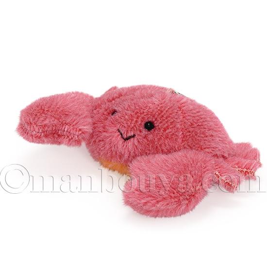 カニ ぬいぐるみ 海中散歩 ぽちゃまる キーチェーン かに 7.5cm 内藤