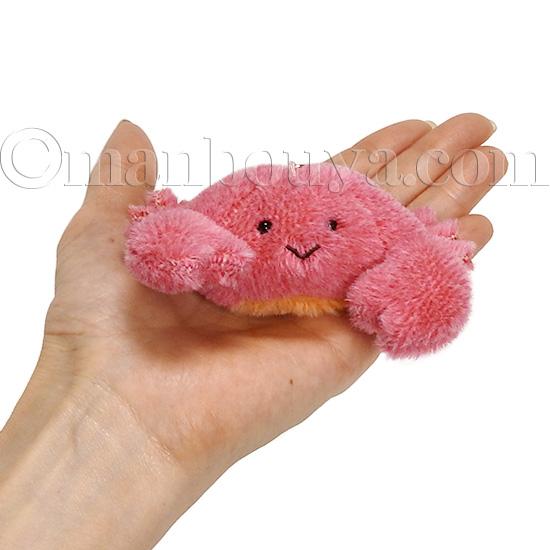 カニ ぬいぐるみ 海中散歩 ぽちゃまる キーチェーン かに 7.5cm 内藤