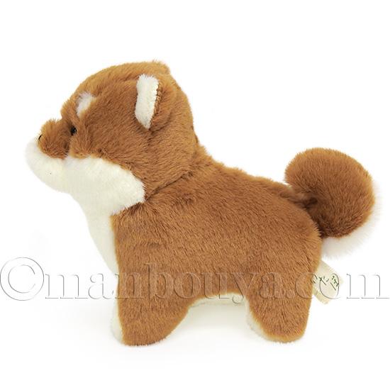 柴犬 グッズ ぬいぐるみ 犬 内藤デザイン研究所 わたぽ ブラウン 10cm