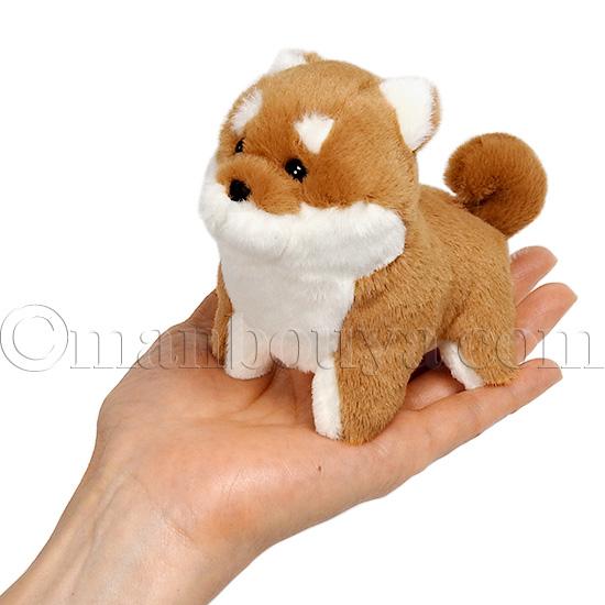 柴犬 グッズ ぬいぐるみ 犬 内藤デザイン研究所 わたぽ ブラウン 10cm