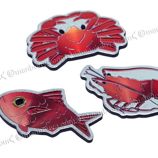 水族館グッズ マグネット 雑貨 魚 エッチングダイカット