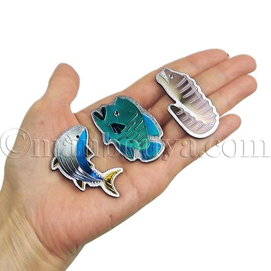 水族館グッズ マグネット 雑貨 魚 エッチングダイカット