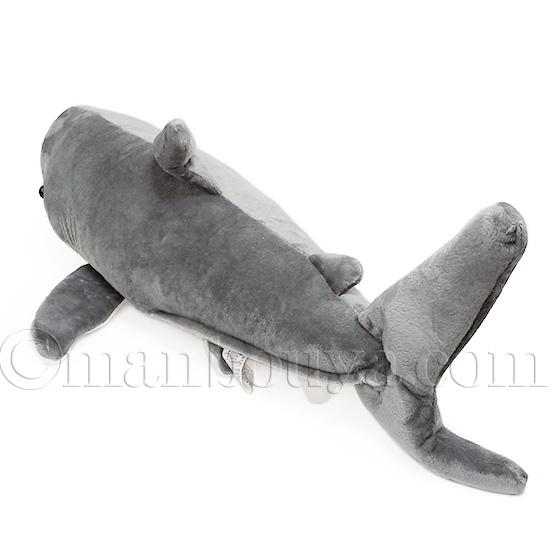 サメ グッズ ぬいぐるみ 水族館 おもちゃ 鮫 ツートン グレー 55cm