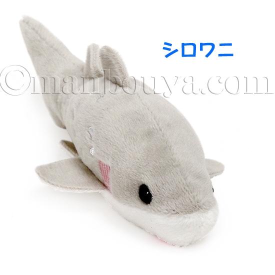 サメ ぬいぐるみ マスコット 水族館 お土産 プチ鮫 4種 オレンジ