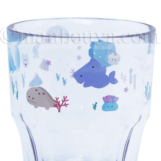 つぶらな瞳の水族館 グッズ コップ プラスチック 透明 食器 クリア